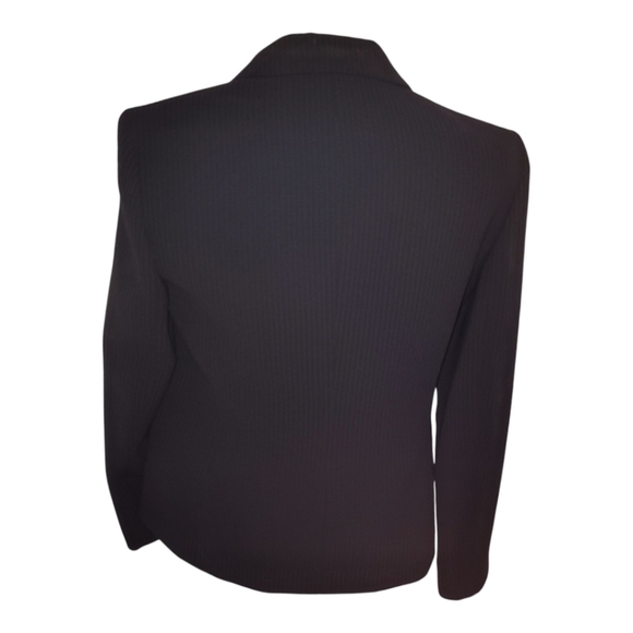 Jones New York Black Pinstripe Blazer And Pants Women's Size 10 EUC - Picture 4 of 14